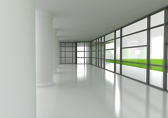 PSD 창문 실내 그림자 잔디 사람없음 그래픽 인테리어 사무실 3D소스 3D 원근감 기둥 입체 식물 디자인 건축 뷰포인트 비즈니스 내부 디지털합성 파일형식