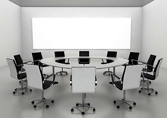 PSD 가구 의자 회사 비즈니스 탁자 회의 실내 사람없음 그래픽 인테리어 사무실 3D소스 3D 토론 입체 회의실 화이트보드 미팅룸 원형탁자 컨퍼런스 디자인 생활용품 내부 디지털합성 파일형식