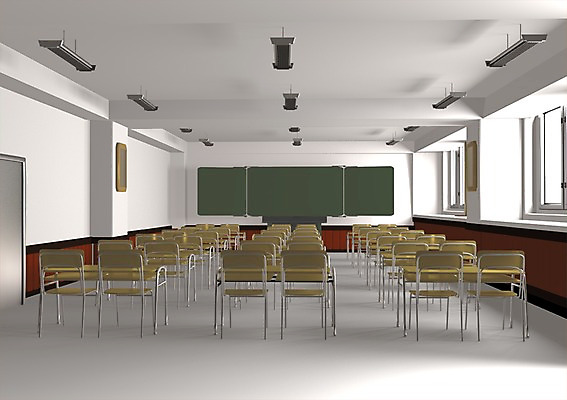 PSD 교육 의자 창문 교실 학교 조명 실내 사람없음 그래픽 인테리어 3D소스 3D 칠판 책상 입체 교탁 교육시설 디자인 가구 내부 디지털합성 시설 파일형식
