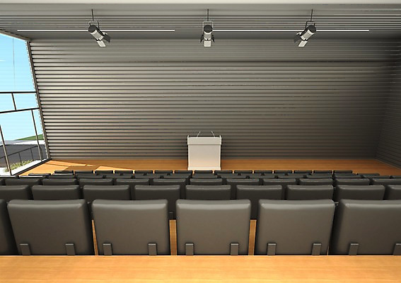 PSD 의자 창문 조명 실내 사람없음 그래픽 인테리어 3D소스 3D 강의 강의실 입체 회의실 미팅룸 단상 디자인 교육 가구 내부 공간 디지털합성 파일형식