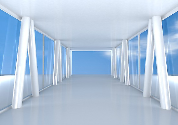 주간 PSD 구름 건축 창문 하늘 실내 사람없음 그래픽 인테리어 3D소스 3D 원근감 기둥 입체 통로 자연요소 디자인 뷰포인트 내부 디지털합성 파일형식