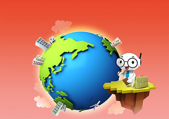 PSD 구름 캐릭터 지구 백그라운드 서류가방 가방 일러스트 디지털백그라운드 비즈니스 3D캐릭터 빌딩 사람없음 건물 그래픽 3D 디지털 비즈니스캐릭터 입체 국내일러스트 일러캐릭터 자연요소 건축물 잡화 디지털합성 파일형식