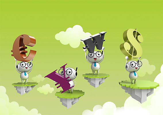 PSD 구름 캐릭터 백그라운드 일러스트 디지털백그라운드 비즈니스 3D캐릭터 사람없음 그래픽 금융 경제 3D 달러 디지털 유로 원화 화폐기호 엔 비즈니스캐릭터 입체 국내일러스트 일러캐릭터 자연요소 기호 돈 화폐 디지털합성 파일형식