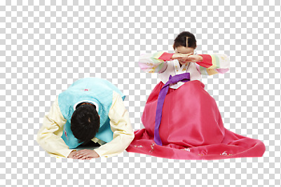 편집이미지 한국문화 한국전통 전통 라이프스타일 부부 커플 여자 명절 남자 전통문화 엎드리기 새해 한국 고개숙이기 사람 동양인 20대 성인 두명 앞모습 설날 추석 깨끗함 한국인 예절 인사 절 전통의상 한복 세배 손모으기 PNG 청년만 성인만 편집소스 동양문화 기념일 아시아 문화 뷰포인트 컨셉 관계 모션 숙이기 인종 손짓 청년 생활 절_인사 파일형식