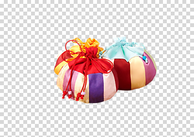 편집이미지 한국문화 한국전통 전통 명절 새해 복주머니 전통소품 한국 사람없음 장식 설날 주머니 색동 비단주머니 PNG 편집소스 동양문화 기념일 아시아 오브젝트 파일형식