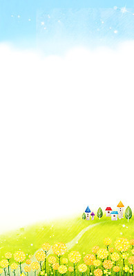 PSD 나무 식물 사계절 계절 꽃 길 백그라운드 일러스트 거리 주택 따뜻함 풍경 사람없음 봄풍경 봄 유채 상쾌 봄배경 국내일러스트 감정 건물 파일형식