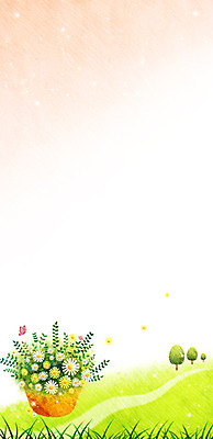 PSD 나무 식물 사계절 계절 꽃 길 백그라운드 일러스트 거리 따뜻함 풍경 사람없음 바구니 봄풍경 봄 풀 민들레 상쾌 꽃바구니 봄배경 국내일러스트 감정 파일형식