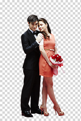 전신 서양인 외국인 식물 백인 편집이미지 라이프스타일 커플 원피스 여자 남자 꽃 구두 꽃다발 커플라이프 결혼 프로포즈 안기 포옹 선물 서기 미소 웃음 들기 사람 정장 턱시도 20대 성인 두명 옆모습 청춘 장미 PNG 청년만 성인만 편집소스 옷 뷰포인트 신발 컨셉 관계 모션 표정 인종 이벤트 청년 생활 파일형식