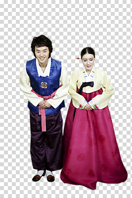 편집이미지 한국문화 한국전통 부부 커플 옷 여자 남자 신부 포즈 신랑 신혼부부 한국 서기 미소 웃음 사람 동양인 손짓 20대 성인 두명 앞모습 청춘 한국인 인사 전통의상 한복 PNG 청년만 성인만 편집소스 동양문화 전통 아시아 뷰포인트 결혼 컨셉 관계 모션 표정 인종 청년 예절 신혼 파일형식