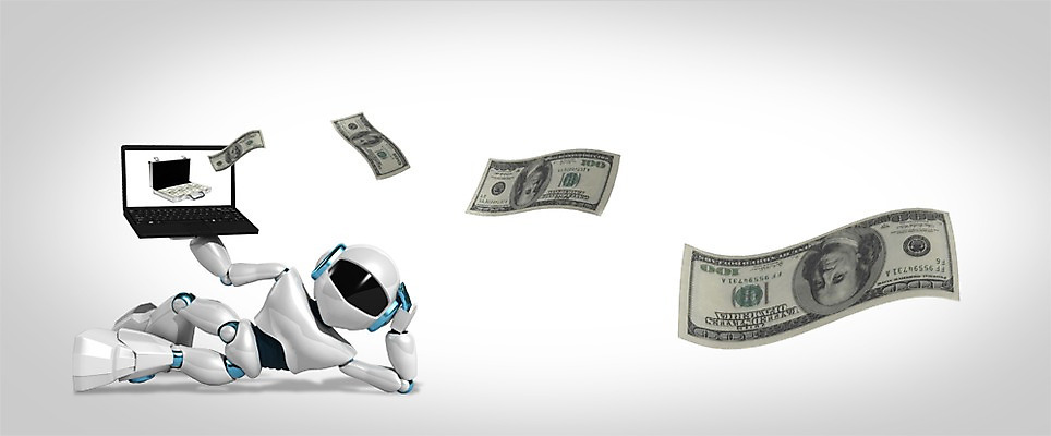 PSD 편집 편집이미지 과학 지폐 돈 비즈니스 첨단산업 사람없음 그래픽 금융 경제 노트북 컴퓨터 장난감 3D 발전 인조인간 로봇 입체 첨단과학 4차산업 편집3D 산업 컨셉 전자제품 재산 디지털합성 파일형식