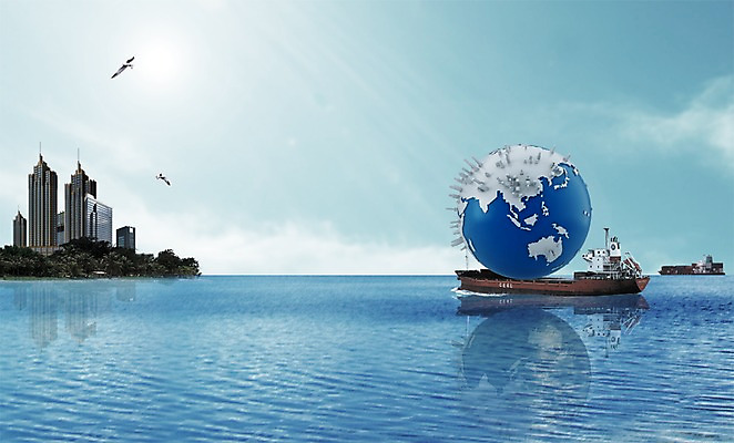 PSD 구름 편집 편집이미지 지구 바다 비즈니스 조류 하늘 빌딩 사람없음 건물 그래픽 글로벌 3D 글로벌비즈니스 입체 무역 선박 편집3D 자연요소 동물 건축물 산업 수상교통 디지털합성 파일형식