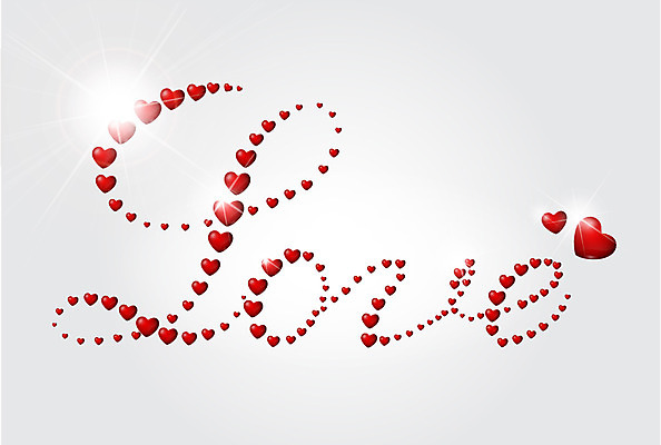 모양 문자 알파벳 영어 컬러 백그라운드 무늬 패턴 일러스트 사랑 사람없음 빨간색 단어 패턴백그라운드 하트 오브젝트 국내일러스트 AI파일 감정 파일형식 벡터