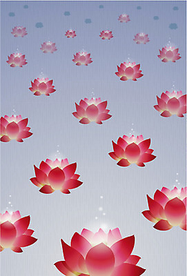 식물 꽃잎 꽃 컬러 백그라운드 잎 무늬 패턴 꽃백그라운드 일러스트 나뭇잎 연꽃 사람없음 빨간색 패턴백그라운드 국내일러스트 AI파일 파일형식 벡터