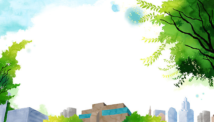 PSD 나무 식물 구름 건축물 백그라운드 일러스트 자연 페인터 하늘 주택 풍경 빌딩 사람없음 건물 도시 자연백그라운드 페인터배경 국내일러스트 자연요소 건축 페인팅 생태계 파일형식