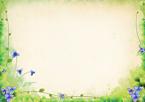 PSD 식물 배너 꽃 줄기 컬러 백그라운드 잎 무늬 꽃무늬 꽃백그라운드 일러스트 자연 안내 프레임 사각틀 틀 사람없음 파란색 알림 꽃프레임 국내일러스트 사각형 생태계 파일형식