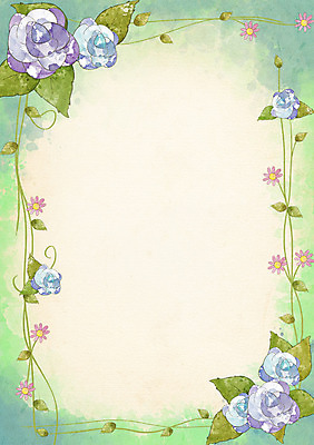 PSD 식물 배너 꽃 줄기 분홍색 컬러 백그라운드 잎 무늬 꽃무늬 꽃백그라운드 일러스트 자연 안내 프레임 사각틀 틀 사람없음 파란색 보라색 알림 꽃프레임 국내일러스트 사각형 생태계 파일형식