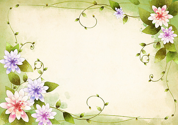 PSD 식물 배너 꽃 줄기 분홍색 컬러 백그라운드 잎 무늬 꽃무늬 꽃백그라운드 일러스트 자연 안내 프레임 사각틀 틀 사람없음 보라색 알림 꽃프레임 국내일러스트 사각형 생태계 파일형식