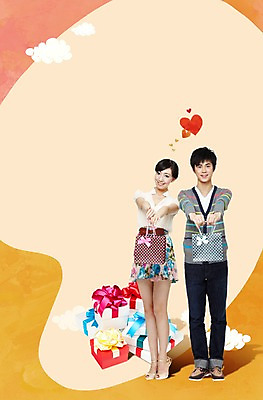 전신 PSD 외국인 구름 편집이미지 배너 커플 여자 남자 리본 백그라운드 안내 프레임 알림판 선물 사랑 서기 웃음 들기 사람 동양인 이벤트 성인 두명 선물상자 상자 쇼핑백 중국인 하트 메모지 알림 전단 홍보물 성인만 이미지편집 자연요소 모양 감정 가방 관계 모션 표정 인종 사무용품 파일형식