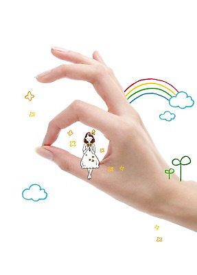 전신 PSD 식물 구름 편집 편집이미지 라이프스타일 손 여자 어린이 백그라운드 무지개 포토일러 휴식 합성일러스트 한명 사람 앉기 손짓 소녀 라이프 신체부위 새싹 풀 OK 디지털합성 편집일러스트 어린이만 이미지편집 자연요소 1 컨셉 모션 생활 파일형식