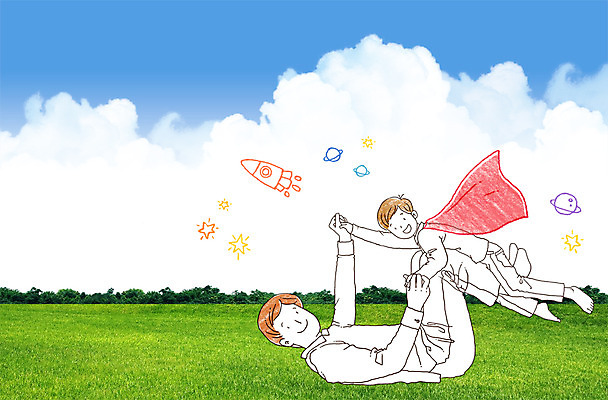 전신 PSD 나무 식물 구름 편집 편집이미지 라이프스타일 남자 별 아들 어린이 백그라운드 장난 가족 놀이 포토일러 하늘 합성일러스트 사람 소년 잔디 초원 성인 두명 라이프 눕기 행성 자녀 아빠 망토 우주선 디지털합성 편집일러스트 부자지간 남자만 이미지편집 자연요소 관계 모션 생활 우주 파일형식