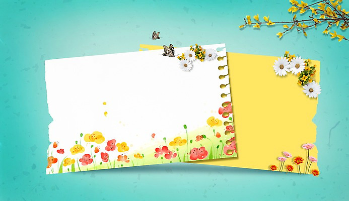 PSD 식물 동물 편집이미지 배너 꽃 종이 나비 곤충 백그라운드 꽃밭 안내 프레임 알림판 사람없음 공책 봄 나뭇가지 메모지 알림 이미지편집 나무 계절 문구용품 사무용품 파일형식