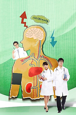 전신 PSD 편집이미지 직업 여자 남자 화살표 의학 인체모형 청진기 건강 병원 주사기 서기 웃음 들기 사람 동양인 상반신 성인 치료 책 세명 건강관리 피규어 한국인 의료진 의사 가운 의사가운 장기 질병 하락 뇌 질병관리 상승 혈관 혈압 성인만 이미지편집 옷 컨셉 신체 의료기기 모션 표정 관리 인종 모형 미니어처 장기_의학 파일형식