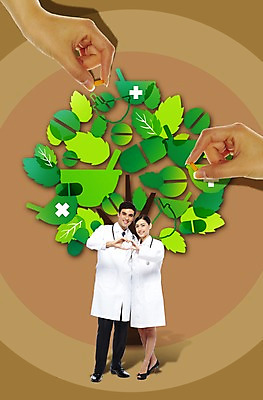 전신 PSD 외국인 나무 편집이미지 직업 손 여자 남자 의학 나뭇잎 통 건강 병원 서기 웃음 들기 사람 손짓 성인 두명 신체부위 치료 알약 약 모형 건강관리 의료진 의사 하트 가운 의사가운 약병 질병 질병관리 성인만 이미지편집 모양 식물 옷 잎 모션 표정 관리 인종 병_담는 파일형식