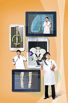 전신 PSD 외국인 편집이미지 직업 여자 남자 의학 청진기 뼈 골격 엑스레이 건강 병원 서기 웃음 들기 사람 동양인 상반신 성인 치료 책 세명 스마트기기 태블릿 건강관리 자료 진료 한국인 의료진 의사 가운 의사가운 장기 질병 질병관리 기념사진 서류판 성인만 이미지편집 옷 신체 의료기기 모션 표정 관리 인종 전자제품 사무용품 파일형식