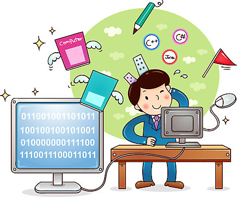 전신 라이프스타일 교육 남자 일러스트 비즈니스 탁자 한명 웃음 사람 앉기 성인 책 비즈니스라이프 컴퓨터 연필 스크린 모니터 깃발 마우스 직장인 비즈니스맨 자신감 목표 계획 책상 열정 노력 영상 이진법 자기개발 직무교육 프로그램 남자만 남자한명만 성인남자만 성인만 국내일러스트 AI파일 직업 1 감정 가구 컨셉 모션 학용품 표정 생활 전자제품 필기구 컴퓨터용품 수학 파일형식 벡터