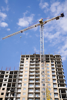 포토 JPG 해외이미지 외관 산업 컨셉 벽돌 주택 사람없음 야외 건물 파란색 탑 도시 업무 건축가 큼 땅 기중기 해외202004 해외포토 직업 건축물 컬러 작업 중장비 크기 파일형식 이미지허브