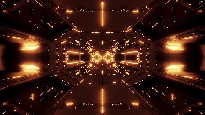 포토 JPG 해외이미지 디자인 백그라운드 일러스트 창문 유리 벽지 미래 미술 사람없음 빛 반사 3D 우주 복도 터널 황금 격납고 광 해외202004 해외포토 길 컨셉 재질 문화예술 디지털합성 파일형식 이미지허브