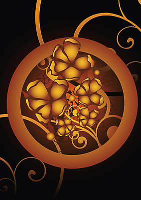 포토 JPG 해외이미지 디자인 꽃 컨셉 잎 꽃무늬 오렌지 일러스트 자연 미술 사람없음 장식 검은색 공백 수확 원형 복고 세피아 스타일 해외202004 해외포토 도형 식물 컬러 무늬 농업 과일 문화예술 촬영기법 생태계 파일형식 이미지허브