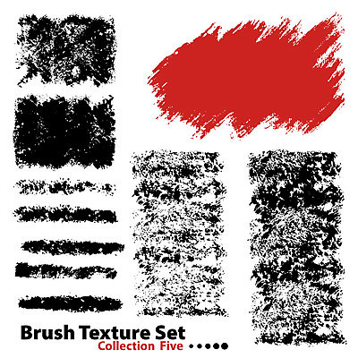 EPS 해외이미지 디자인 일러스트 붓터치 사람없음 빨간색 검은색 질감 그런지 해외202004 해외일러스트 컬러 파일형식 벡터 이미지허브