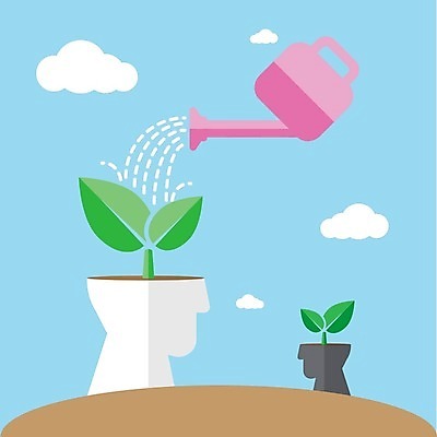 EPS 해외이미지 나무 식물 디자인 교육 컨셉 일러스트 자연 아이디어 씨앗 사람 초록색 머리 환경 성장 마음 심볼 뇌 혁명 발명 해외202004 해외일러스트 컬러 신체부위 생태계 파일형식 벡터 이미지허브