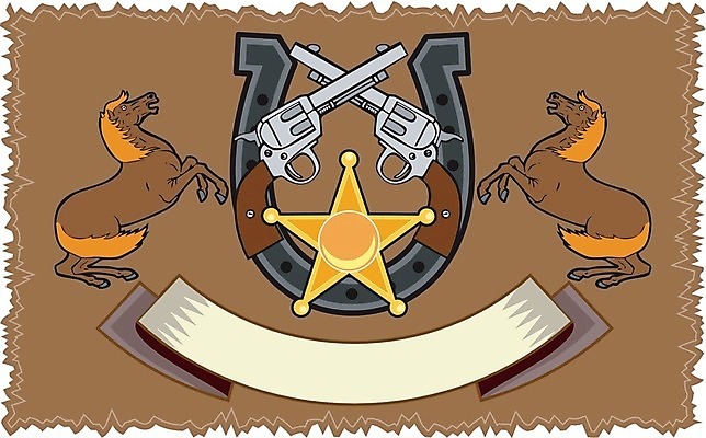 EPS 해외이미지 별 일러스트 그래픽 총 복고 망아지 편자 해외202004 해외일러스트 자연요소 동물 무기 새끼 말 말발굽 파일형식 벡터 이미지허브