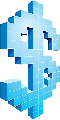 EPS 해외이미지 모양 돈 일러스트 사람없음 금융 파란색 3D 달러 블록 심볼 큐브 흰배경 외화 모자이크 고립 픽셀 해외202004 해외일러스트 컬러 백그라운드 경제 흰색 재산 디지털합성 파일형식 벡터 이미지허브