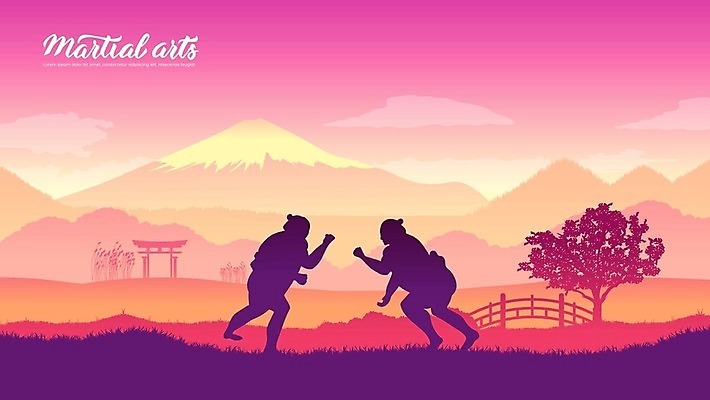 EPS 해외이미지 전통 남자 문화 스포츠 여행 일러스트 놀이 새해 사람 동양인 성인 청춘 일본 축제 힘 춤 큼 근육질 환영 사당 옛날 오사카 해외202004 해외일러스트 아시아 컨셉 근육 문화예술 인종 크기 몸매 파일형식 벡터 이미지허브