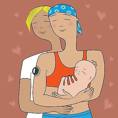 EPS 해외이미지 클립아트 디자인 커플 행복 무기 어린이 일러스트 가족 관계 사랑 라벨 마음 아기 동성애자 성소수자 해외202004 해외일러스트 감정 프레임 사람 파일형식 벡터 이미지허브