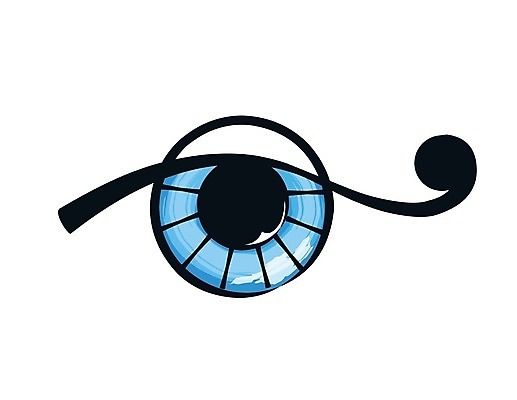 EPS 해외이미지 컨셉 일러스트 추상 미래 미술 파란색 약 눈동자 속눈썹 심볼 사인 소셜 스타일 해외202004 해외일러스트 컬러 무늬 의학 문화예술 눈_신체부위 눈썹 파일형식 벡터 이미지허브