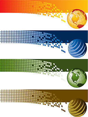 EPS 해외이미지 배너 조각 지도 일러스트 경사 빨간색 초록색 파란색 컬러풀 세계 글로벌 갈색 지구본 시들음 지리 해외202004 해외일러스트 컬러 파일형식 벡터 이미지허브