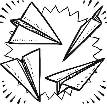 EPS 해외이미지 종이 어린이 일러스트 놀이 하늘 비행기 장난감 던지기 낙서 파일럿 스케치 그림 제트기 고립 대패 접기 해외202004 해외일러스트 직업 항공교통 모션 대중교통 미술 사람 파일형식 벡터 이미지허브