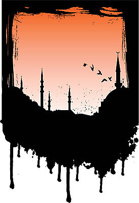 EPS 해외이미지 전통 실루엣 아시아 일러스트 추상 잉크 이스탄불 동양인 검은색 외침 액체 떨어짐 그런지 아라베스크 아랍어 해외202004 튀르키예 해외일러스트 나라 컬러 컨셉 무늬 촬영기법 인종 소리 파일형식 벡터 이미지허브