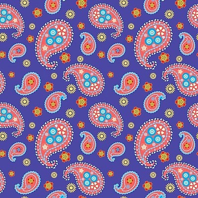 EPS 해외이미지 디자인 꽃 종이 백그라운드 꽃무늬 패턴 일러스트 자연 벽지 추상 미술 장식 여름 유행 직물 질감 복고 엘리먼트 페이즐리 스타일 해외202004 해외일러스트 식물 계절 무늬 문화예술 생태계 파일형식 벡터 이미지허브