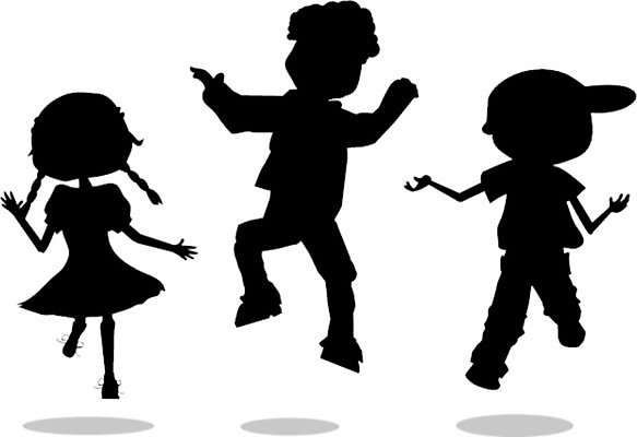 EPS 해외이미지 모양 디자인 행복 실루엣 어린이 일러스트 놀이 미래 새로움 미술 그래픽 장식 점프 검은색 걸음마 스타일 해외202004 해외일러스트 감정 컬러 컨셉 모션 문화예술 촬영기법 사람 파일형식 벡터 이미지허브