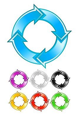 EPS 해외이미지 백그라운드 이동 일러스트 모션 화살 파란색 세트 컬러풀 흰색 반지 원형 그룹 지시 수집 방향 심볼 오브젝트 사인 그림 혁명 고립 충고 해외202004 해외일러스트 도형 컬러 컨셉 장신구 파일형식 벡터 이미지허브