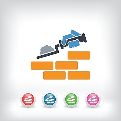 EPS 해외이미지 직업 산업 벽 컨셉 일러스트 건축양식 벽돌 노동자 주택 건물 블록 장비 기구 잡기 업무 수리 실업자 모종삽 심볼 서비스 시멘트 벽돌담 유지 건축업자 미장 석공 해외202004 해외일러스트 건축물 건축 모션 담장 작업 삽 파일형식 벡터 이미지허브