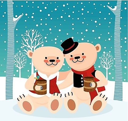 EPS 해외이미지 동물 커플 음료 크리스마스 겨울 일러스트 곰 자연 새로움 맥주 사람없음 야외 추위 흰색 축하 시원함 연도 코믹 북쪽 해외202004 해외일러스트 계절 기념일 컬러 컨셉 포유류 관계 주류 방향 생태계 파일형식 벡터 이미지허브