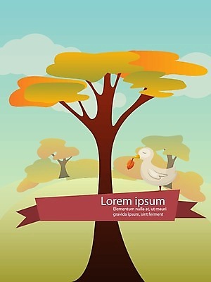 EPS 해외이미지 식물 디자인 계절 리본 백그라운드 단풍 잎 오렌지 일러스트 자연 벽지 풍경 빨간색 초록색 노란색 유행 활발 가을 시원함 만화 언덕 해외202004 해외일러스트 컬러 컨셉 과일 생태계 파일형식 벡터 이미지허브
