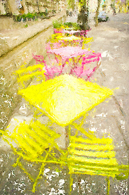 포토 JPG 해외이미지 분홍색 탁자 미술 사람없음 노란색 디지털 식당 식사 카페 도시 보행로 그림 런던 일반 해외202004 해외포토 길 컬러 가구 문화예술 영국 상점 파일형식 이미지허브