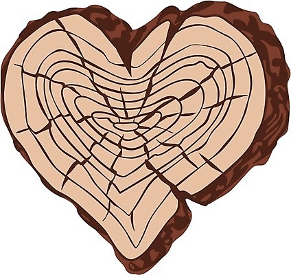 EPS 해외이미지 모양 나무 디자인 일러스트 발렌타인데이 사랑 목재 한개 갈색 하트 원형 열정 나무껍질 수목 해외202004 해외일러스트 도형 식물 1 감정 컬러 재료 데이이벤트 껍질 파일형식 벡터 이미지허브